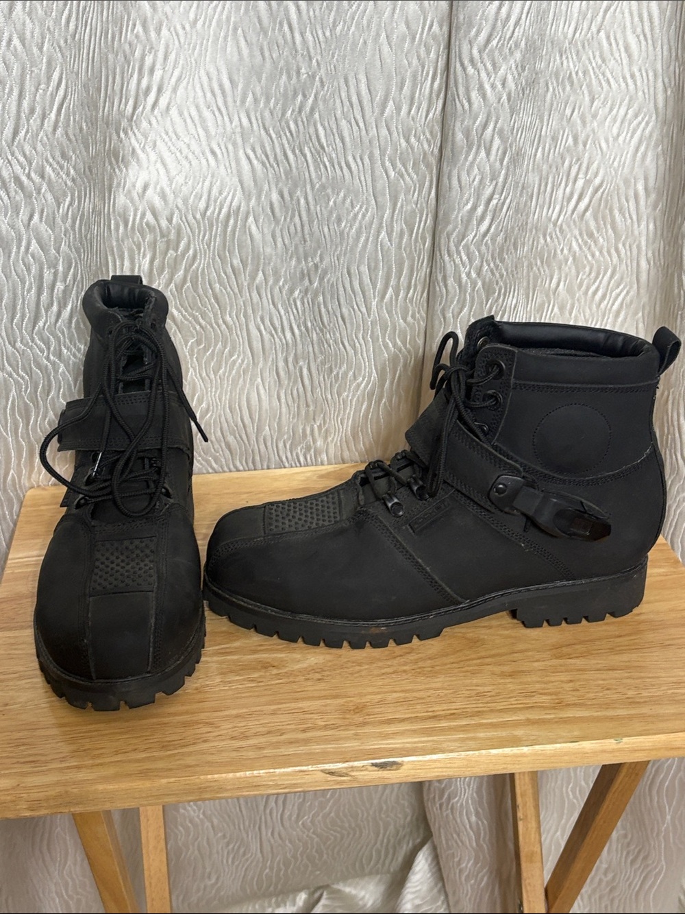 Black Joe Rocket Outbreak motorcycle boots -Men’s Size 10